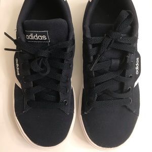 Navy adidas sneakers